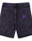FORMER DISTEND DENIM WALKSHORTS WASHED PURPLE