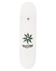 WELCOME DECK SWAMP FIGHT JAKE YANKO WHITE/BLACK DIP (8.5") - The Drive Skateshop