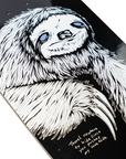 WELCOME DECK SLOTH ON BOLINE 2.0 (9.5") - The Drive Skateboard Shop