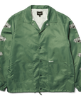 HUF X THRASHER LOGO JACKET FOREST GREEN