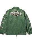 HUF X THRASHER LOGO JACKET FOREST GREEN