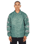HUF X THRASHER LOGO JACKET FOREST GREEN