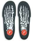 FP INSOLES KING FOAM ORTHOTIC FLUID X SKELETON BLACK - The Drive Skateboard Shop