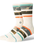 STANCE SOCKS BRONG VINTAGE WHITE - The Drive Skateshop