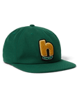 HUF MOAB H 6 PANEL HAT FOREST GREEN - The Drive Skateshop