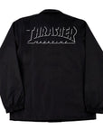 THRASHER SHADOW MAG LOGO COACH JACKET BLACK/BLACK