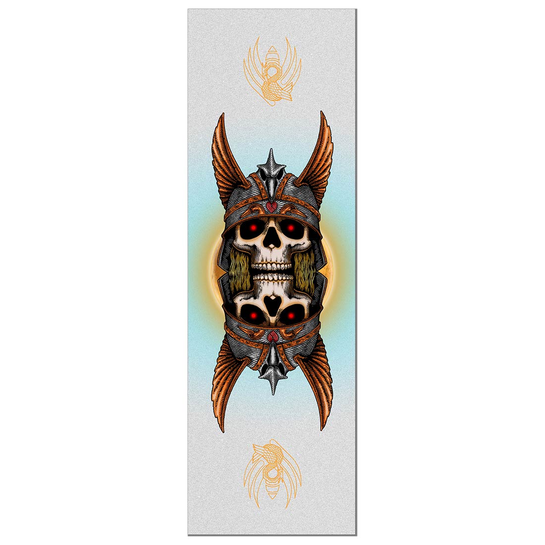 POWELL PERALTA GRIP SHEET ANDERSON SKULL EGG CLEAR (10.5") - The Drive Skateboard Shop