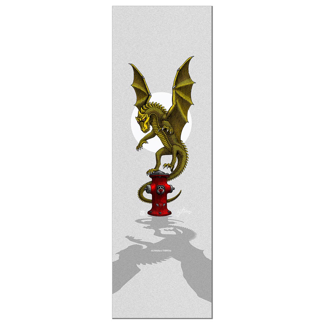 POWELL PERALTA GRIP SHEET ANDERSON HYDRANT CLEAR (10.5") - The Drive Skateboard Shop