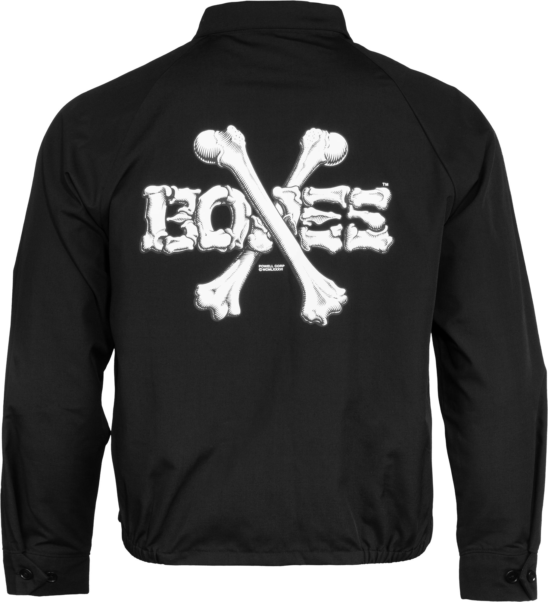 POWELL-PERALTA CROSS BONES GAS JACKET BLACK – The Drive Skateboard