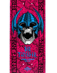POWELL-PERALTA RETRO DECK - OG WELINDER NORDIC SKULL FREESTYLE HOT PINK - The Drive Skateboard Shop