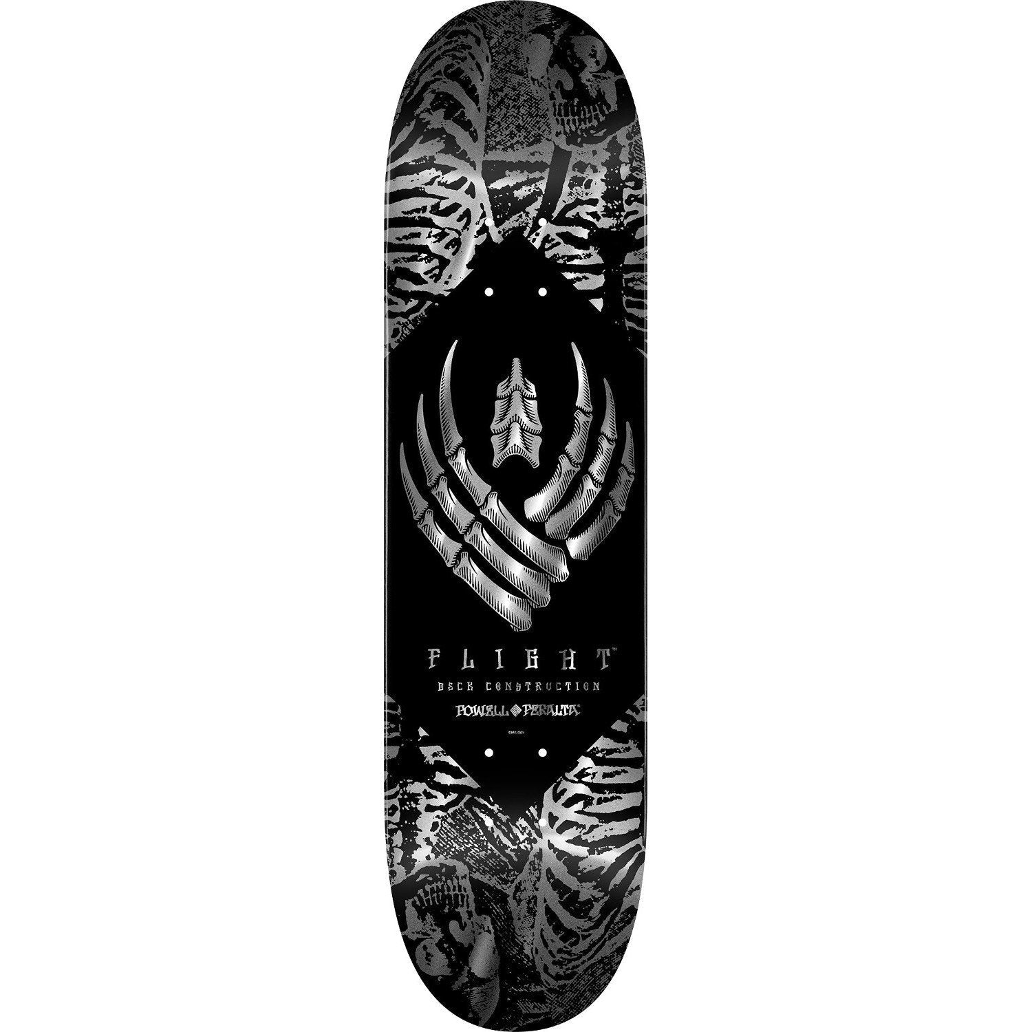 Powell Peralta FLIGHT 8.25 パウエルペラルタ POWELL PERALTA DECK SKELETON FLIGHT SILVER (8.25