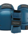 PRO-TEC STREET ADULT 3 PACK PAD SET BLUE - The Drive Skateboard Shop