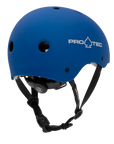 PRO-TEC JR CLASSIC CERTIFIED HELMET METALLIC BLUE - The Drive Skateboard Shop