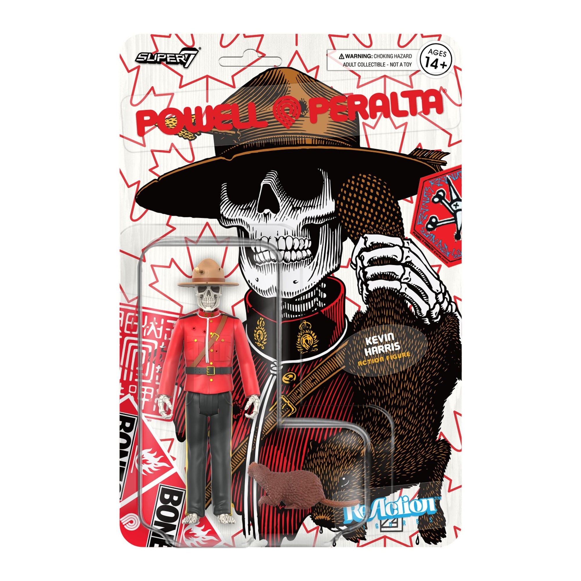 SUPER7 REACTION FIGURE POWELL-PERALTA KEVIN HARRIS WAVE 4 - The Drive Skateshop