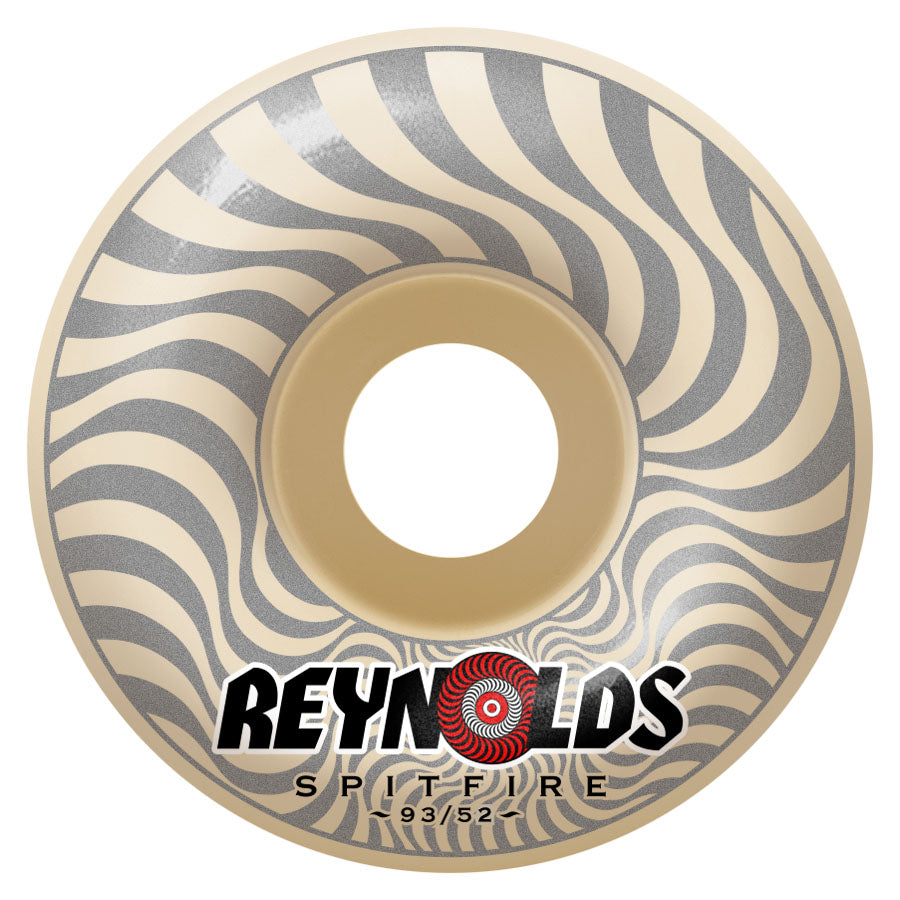 SPITFIRE WHEELS FORMULA FOUR SOFT SLIDERS 93DU REYNOLDS CLASSIC (52MM) - The Drive Skateshop
