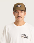 ROARK STATION TRUCKER HAT DARK KHAKI - The Drive Skateboard Shop