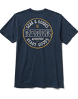 ROARK ADVENTURE READY GOODS PREMIUM TEE NAVY - The Drive Skateboard Shop