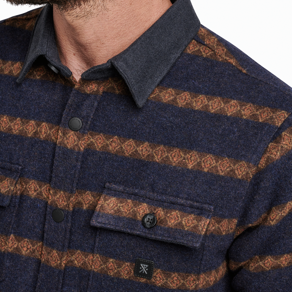 ROARK NORDSMAN DARK NAVY 2 FLANNEL - The Drive Skateshop