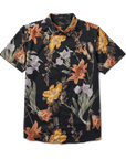 ROARK JOURNEY WOVEN T-SHIRT - BLACK FAR EAST FLORA - The Drive Skateshop
