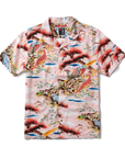 ROARK GONZO CAMP COLLAR SHIRT - PINK CHERRY BLOSSOM - The Drive Skateshop