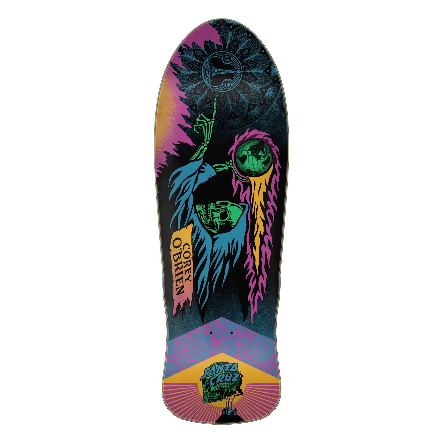 OBRIEN Reaper by Shepard Fairey 9.85インチ SANTA CRUZ REISSUE DECK OBRIEN REAPER BY SHEPARD FAIREY (9.85