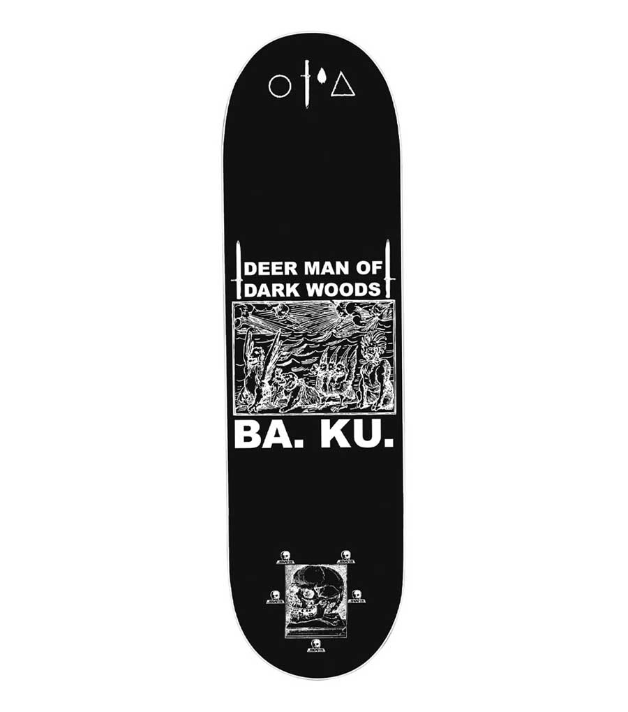 SKULL SKATES DECK BAKU DEER MAN OF THE DARK WOODS REISSUE (9