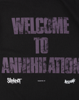 WELCOME X SLIPKNOT ANNIHILATION TEE BLACK