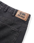 BUTTER STRAIGHT LEG DENIM JEANS TINTED BLACK