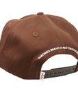 THEORIES X ACE STAMP SNAPBACK CHOCOLATE - The Drive Skateshop
