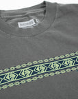 THEORIES EASTER ISLAND VACATION GARMENT DYED TEE WASHED BLACK
