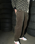 THEORIES PAVILLION WIDE WALE CORDUROY PANTS MOSS - The Drive Skateboard Shop