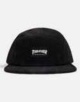 THRASHER BLACK 5 PANEL CAP BLACK - The Drive Skateboard Shop