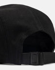 THRASHER BLACK 5 PANEL CAP BLACK - The Drive Skateboard Shop