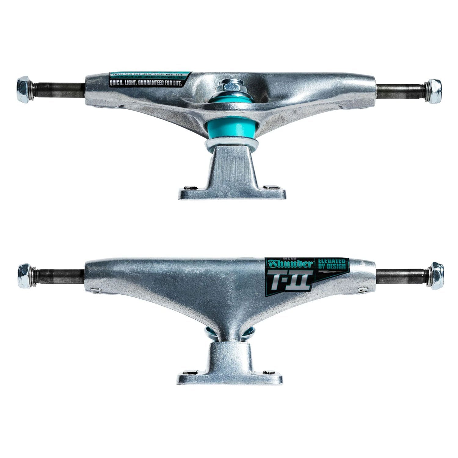 THUNDER TRUCKS T2 POLISHED SILVER – The Drive Skateboard Shop