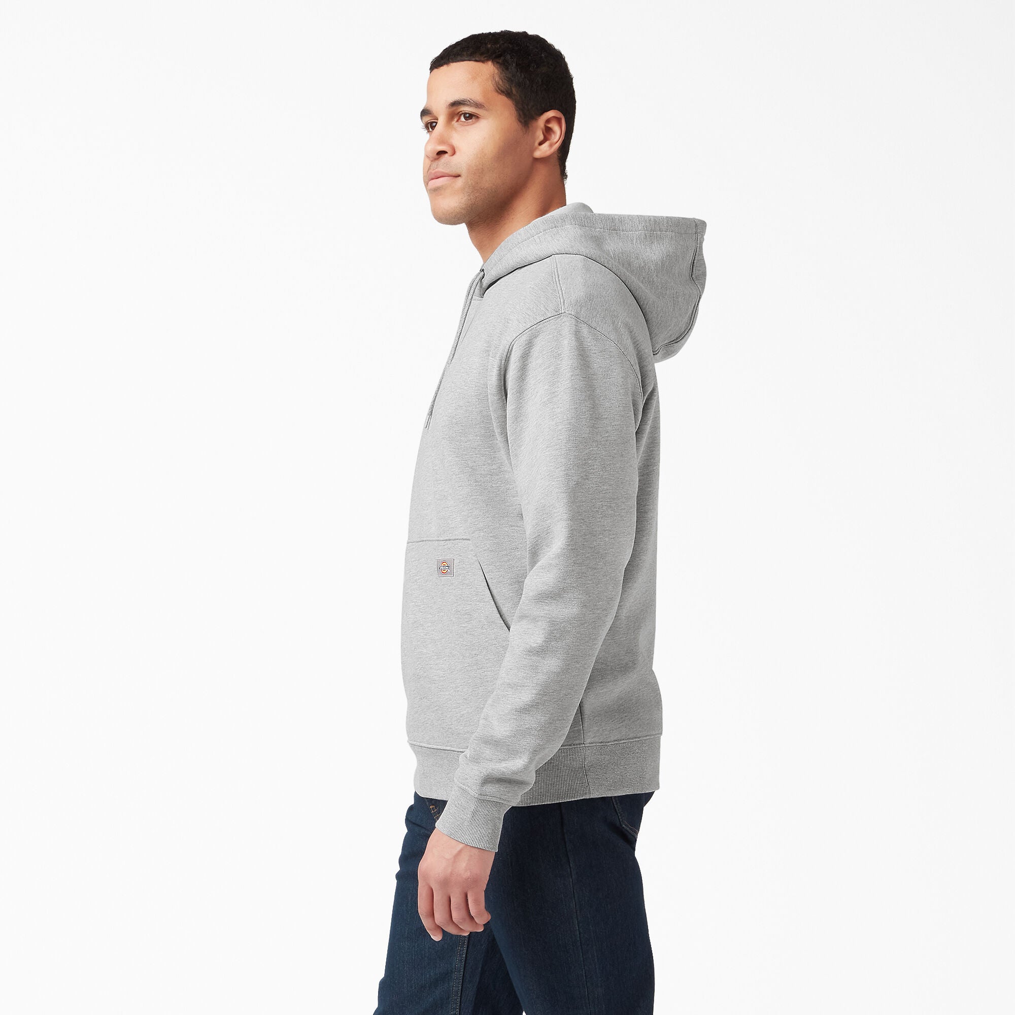 DICKIES FLEECE PULLOVER HOOD HEATHER GREY