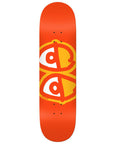 KROOKED DECK - EYES WHITE EYES ORANGE (8.25") - The Drive Skateboard Shop