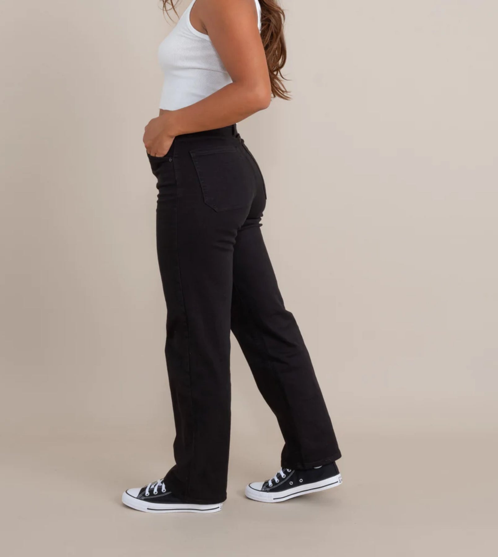 ROARK WOMENS HWY 395 PANT BLACK - The Drive Skateshop