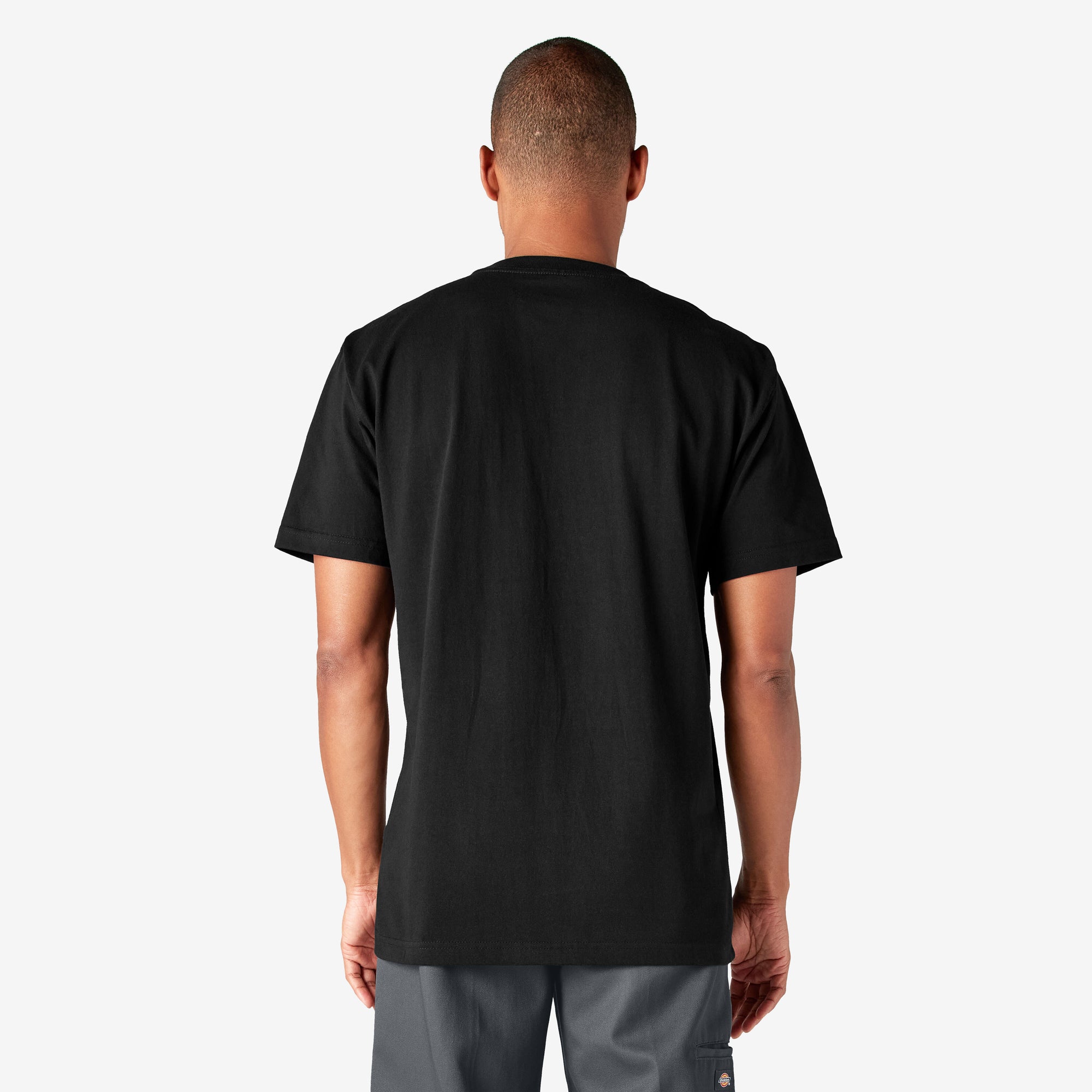 DICKIES  S/S HEAVYWEIGHT POCKET BLACK