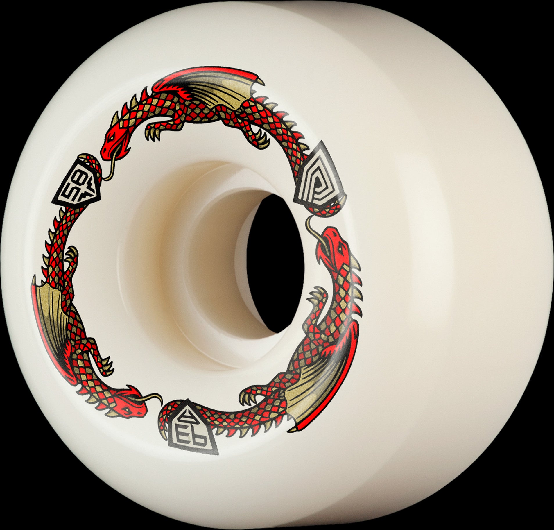 POWELL-PERALTA DRAGON FORMULA WHEELS RB2 93A RED (58MM) – The