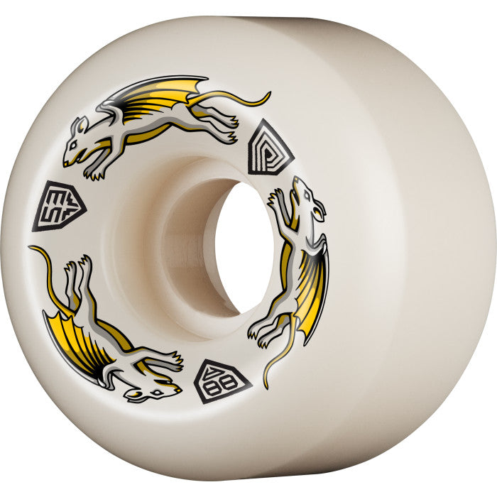 スケートボード POWELL PERALTA DRAGON NANO RAT WHEEL 88A Powell Peralta Dragon Formula Nano Rats Skateboard Wheels