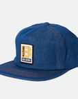 BRIXTON BUILDERS SNAPBACK DENIM - The Drive Skateshop