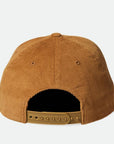 BRIXTON CREST C MP SNAPBACK GOLDEN BROWN CORD - The Drive Skateshop