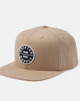BRIXTON OATH 3 SNAPBACK SAND - The Drive Skateshop
