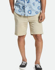 BRIXTON CHOICE CHINO SHORT 19" SAND VINTAGE WASH - The Drive Skateshop