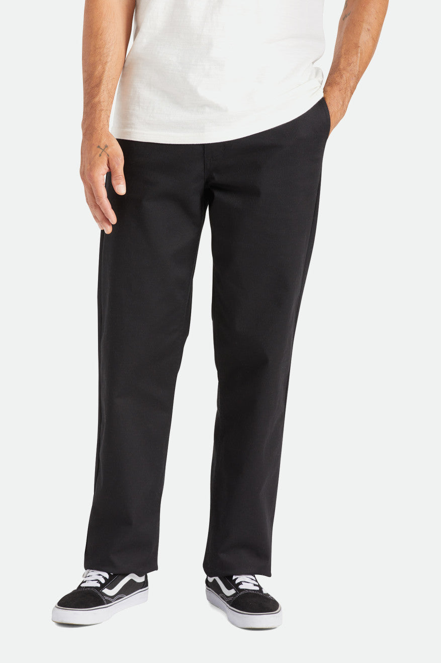 BRIXTON CHOICE CHINO RELAXED PANT BLACK – The Drive Skateboard Shop