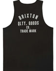 BRIXTON WOODBURN TANKTOP WASHED BLACK/WHITE