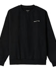 BRIXTON EMBROIDERED HEAVY WEIGHT CREW BLACK