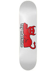 TOY MACHINE DECK DEVIL CAT WHITE (8.25")