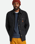 BRIXTON BUILDERS LINED JACKET WASHED BLACK - The Drive Skateshop