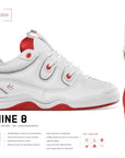 ES TWO NINE 8 WHITE/RED - The Drive Skateshop